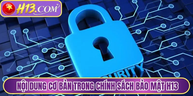 Những nội dung cơ bản trong chính sách bảo mật H13
