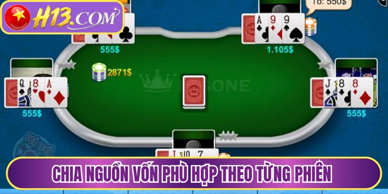 Chia nguồn vốn phù hợp theo từng phiên 