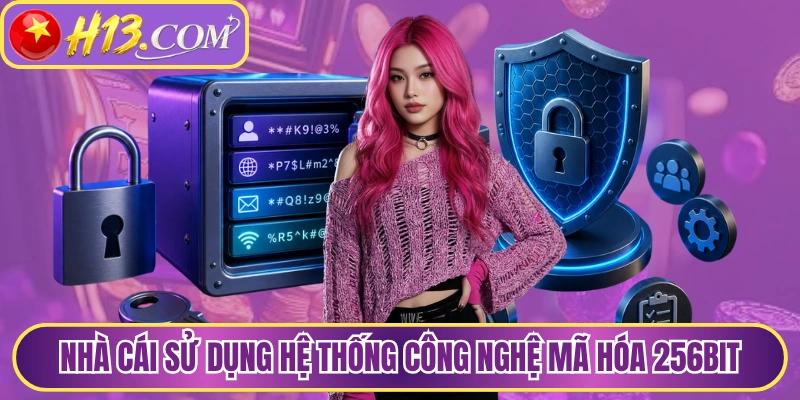 Nhà cái sử dụng hệ thống công nghệ mã hóa 256bit